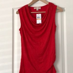 NWT Michael Kors Cowl Neck Sleeveless Top Small